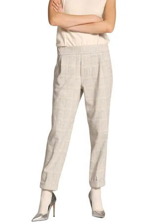 Masons Dames, Broeken, Grijs, Maat: M Viscose