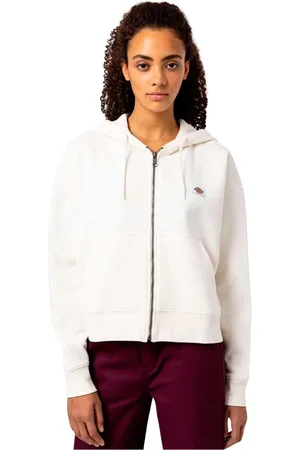 Dickies Dames, Sweatshirts & Hoodies, Wit, Maat: S Katoen