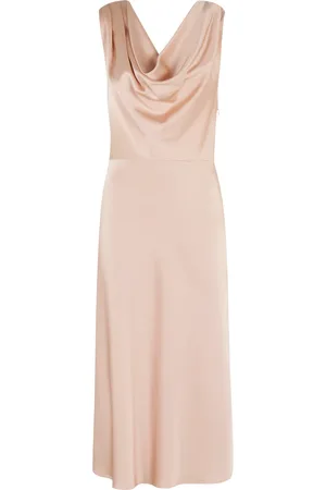 BLUMARINE Dames, Jurken, Roze, Maat: M Satijn
