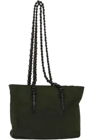 Prada Dames, Pre-owned, Groen, Maat: ONE Size Synthetisch