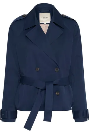 Cream Dames, Mantels, Blauw, Maat: 2XL