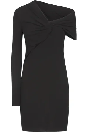 Saint Laurent Dames, Jurken, Zwart, Maat: XS Viscose