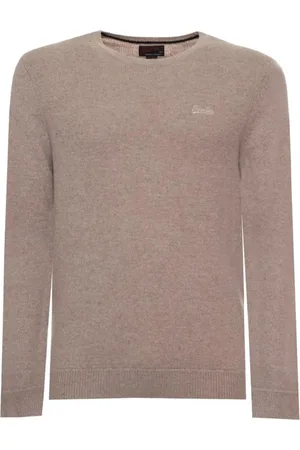 Superdry Heren, Truien, Bruin, Maat: S Wol