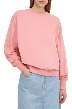 HUGO BOSS Dames, Sweatshirts & Hoodies, Roze, Maat: M Katoen