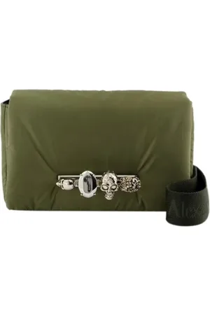 Alexander McQueen Heren, Tassen, Groen, Maat: ONE Size Nylon