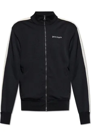Palm Angels Heren, Sweatshirts & Hoodies, Zwart, Maat: M Poliester
