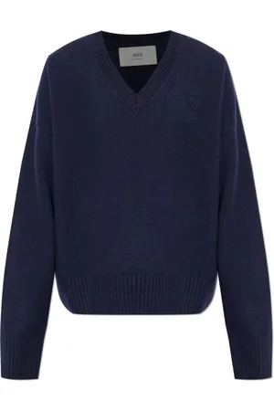 Ami Heren, Truien, Blauw, Maat: 2XL Wol