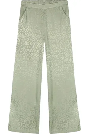 Alix the label Dames, Broeken, Groen, Maat: XS Katoen