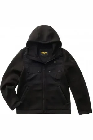 Blauer Heren, Jassen, Zwart, Maat: 2XL Nylon