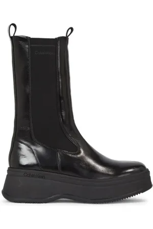 Calvin Klein Dames, Schoenen, Zwart, Maat: 39 EU Leer
