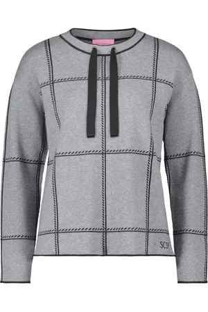 Betty Barclay Dames, Truien, Grijs, Maat: XL