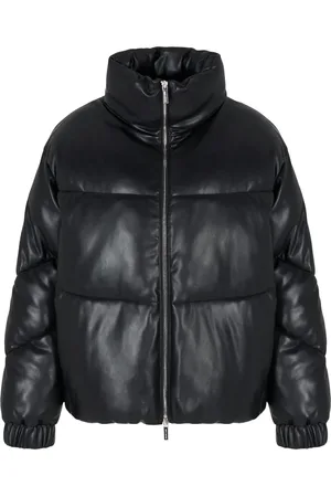 Armani Exchange Dames, Jassen, Zwart, Maat: XS Leer