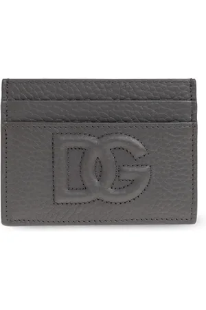 Dolce & Gabbana Heren, Accessoires, Grijs, Maat: ONE Size Leer
