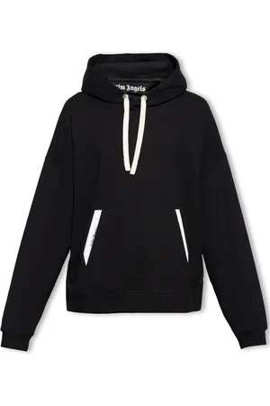 Palm Angels Heren, Sweatshirts & Hoodies, Zwart, Maat: XL Katoen