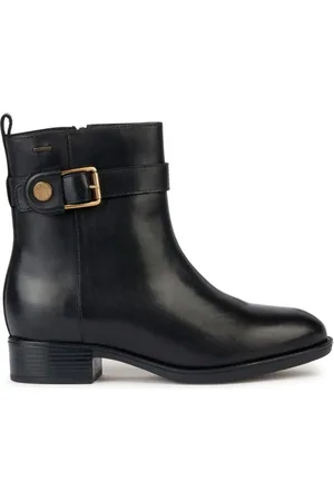 Geox Dames, Schoenen, Zwart, Maat: 39 EU Leer