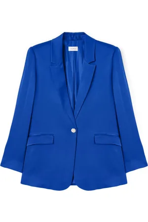 Motivi Dames, Jassen, Blauw, Maat: XS Satijn