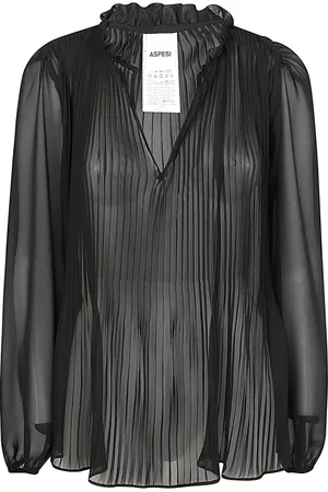 Aspesi Dames, Blouses & Shirts, Zwart, Maat: XS