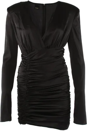 Pinko Dames, Jurken, Zwart, Maat: XS Poliester
