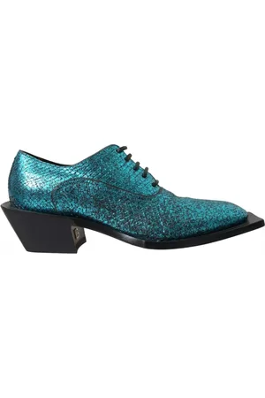 Dolce & Gabbana Heren, Schoenen, Blauw, Maat: 43 EU Leer