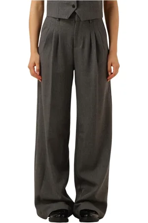 NOTRE-V Dames, Broeken, Grijs, Maat: 2XL