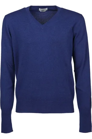 BALLANTYNE Heren, Truien, Blauw, Maat: M Kasjmier