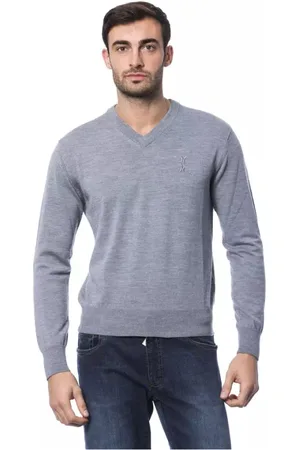 BILLIONAIRE Heren, Truien, Grijs, Maat: 2XL Wol