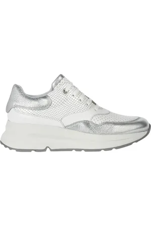 Geox Dames, Schoenen, Wit, Maat: 40 EU Leer
