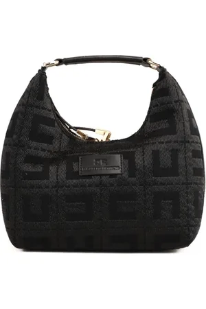 Elisabetta Franchi Dames, Tassen, Zwart, Maat: ONE Size Katoen