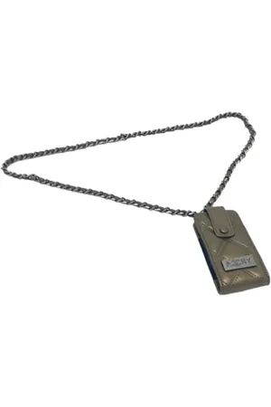 CHANEL Dames, Pre-owned, Geel, Maat: ONE Size Leer