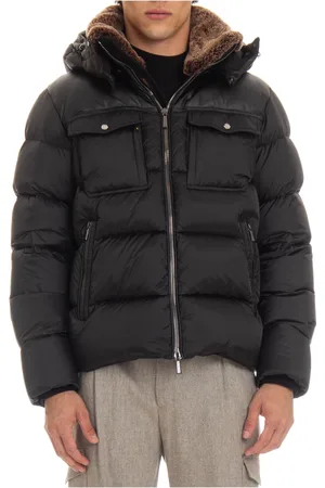 MOORER Heren, Jassen, Zwart, Maat: 2XL Leer