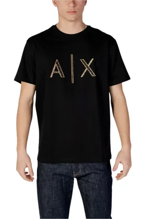 Armani Exchange Heren, Tops, Zwart, Maat: L Katoen