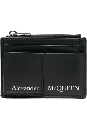 Alexander McQueen Heren, Accessoires, Zwart, Maat: ONE Size Leer