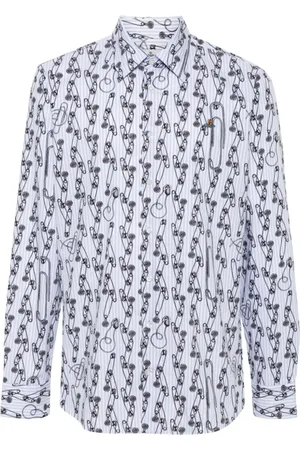 Vivienne Westwood Heren, Overhemden, Blauw, Maat: XL Katoen