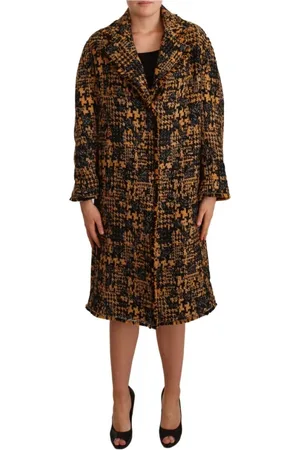 Dolce & Gabbana Dames, Mantels, Veelkleurig, Maat: 2XS Wol