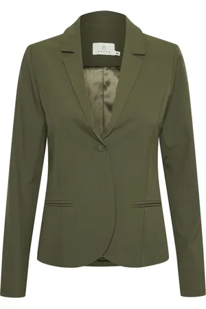 Kaffe Dames, Jassen, Groen, Maat: XL
