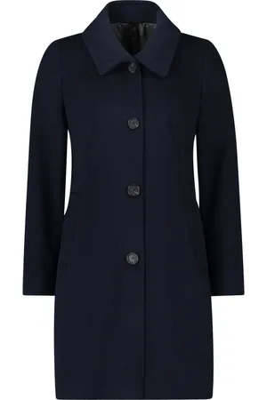 Betty Barclay Dames, Mantels, Blauw, Maat: 4XL Wol