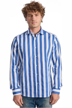 BALDININI Heren, Overhemden, Blauw, Maat: XL