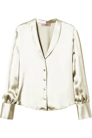 Twin-Set Dames, Blouses & Shirts, , Maat: M Satijn