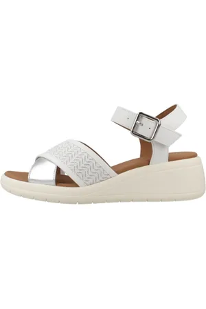 Geox Dames, Schoenen, Wit, Maat: 39 EU