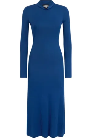 Patrizia Pepe Dames, Jurken, Blauw, Maat: XS Viscose