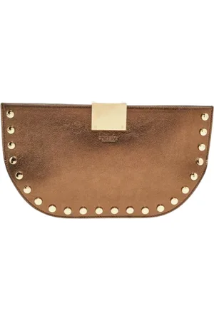 Burberry Dames, Pre-owned, Bruin, Maat: ONE Size Leer