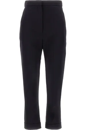 Alexander McQueen Dames, Broeken, Zwart, Maat: L