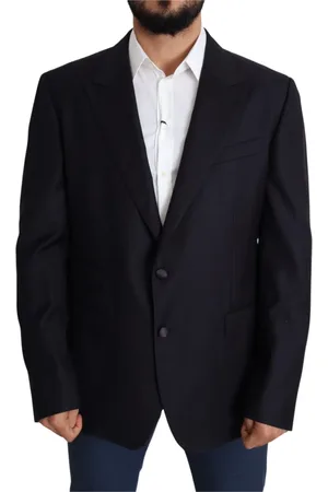 Dolce & Gabbana Heren, Jassen, Zwart, Maat: 3XL Wol