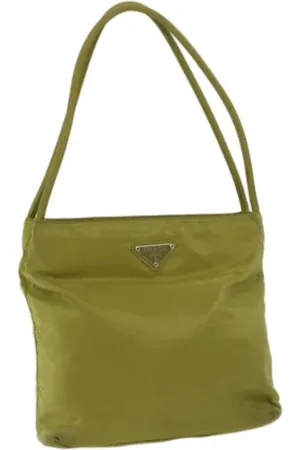 Prada Dames, Pre-owned, Groen, Maat: ONE Size Nylon