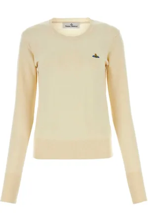 Vivienne Westwood Dames, Truien, Wit, Maat: L Katoen