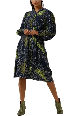 POM Amsterdam Dames, Jurken, Veelkleurig, Maat: XS