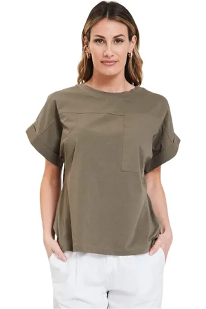 ALPHA STUDIO Dames, Tops, Groen, Maat: S