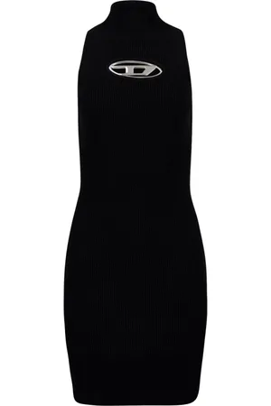 Diesel Dames, Jurken, Zwart, Maat: M
