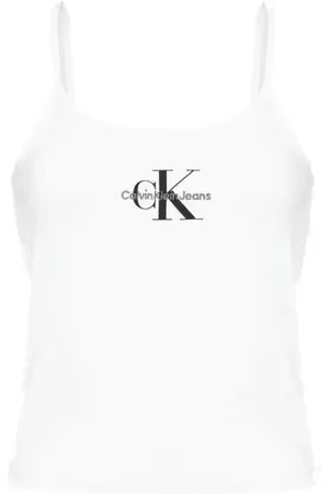 Calvin Klein Dames, Tops, Wit, Maat: XS Katoen