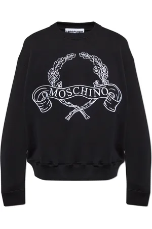 Moschino Heren, Sweatshirts & Hoodies, Zwart, Maat: 2XL Katoen